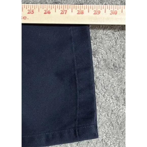 LL BEAN Women 10 Pet Blue Indigo Favorite Fit Chino Pants Wrinkle Resistant NWT - Picture 7 of 8